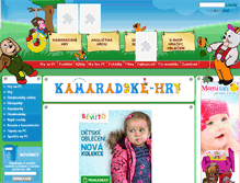 Tablet Screenshot of kamaradske-hry.cz